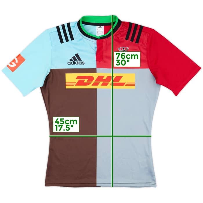 2015-16 Harlequins Rugby Home Shirt - 9/10 - (M)