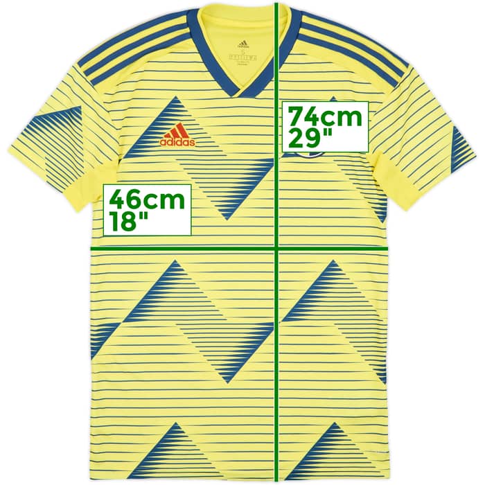 2019-20 Colombia Home Shirt - 8/10 - (S)