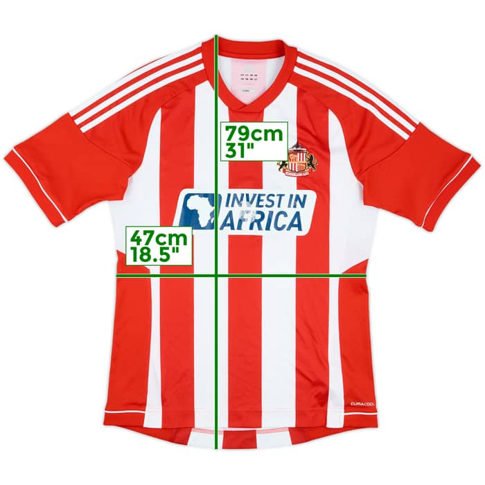 2012-13 Sunderland Home Shirt - 7/10 - (M)
