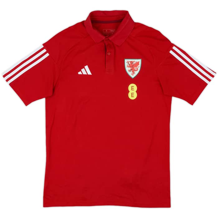 2022-23 Wales adidas Polo Shirt - 9/10 - (S)