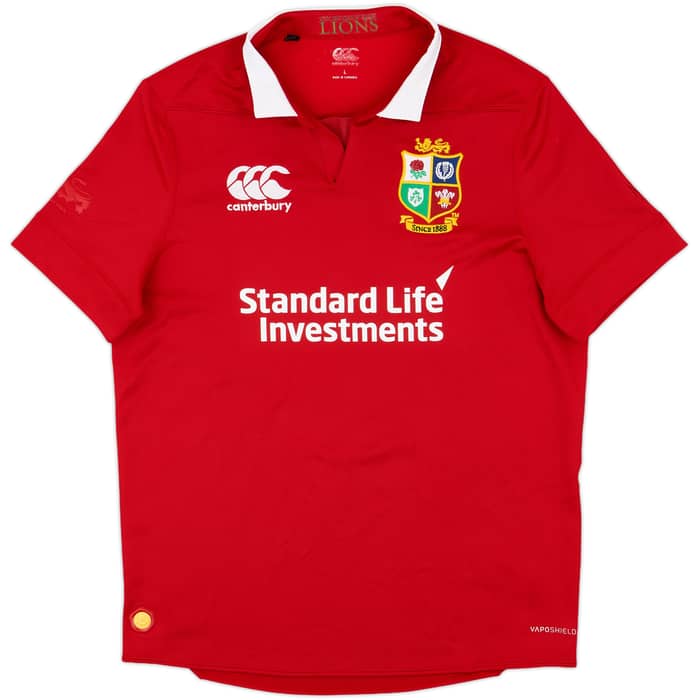 2017 British & Irish Lions Rugby Home Shirt - 9/10 - (L)