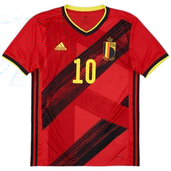 2020-21 Belgium Home Shirt E.Hazard #10 - 9/10 - (S)