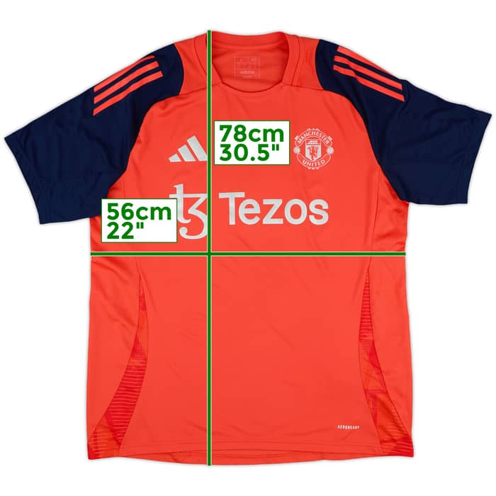 2024-25 Manchester United adidas Training Shirt - 10/10 - (L)