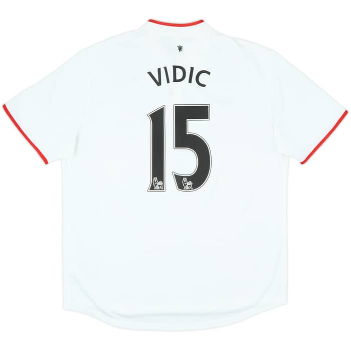 2012-14 Manchester United Away Shirt Vidic #15 - 7/10 - (XL)
