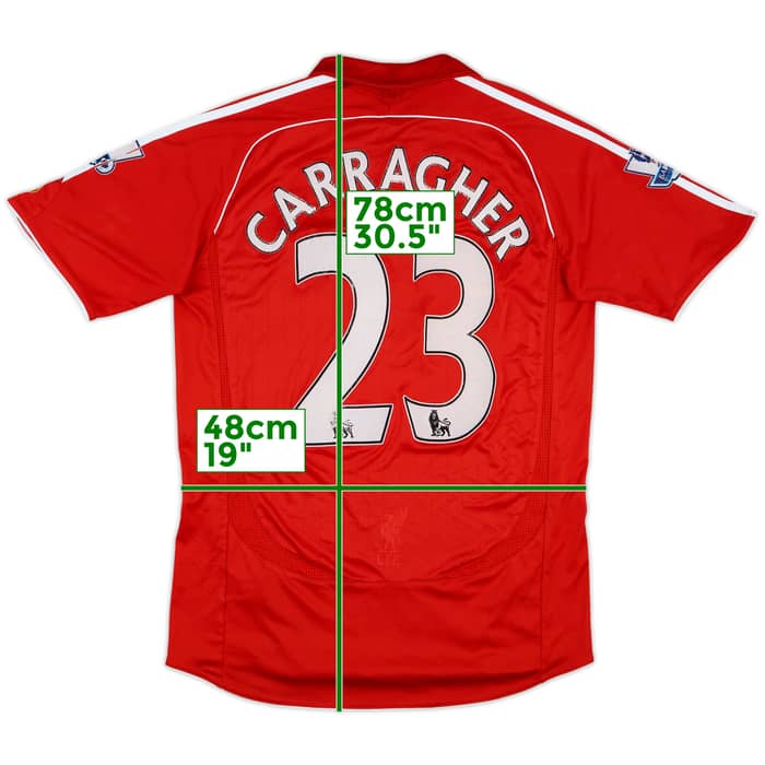 2006-08 Liverpool Home Shirt Carragher #23 - 6/10 - (M)