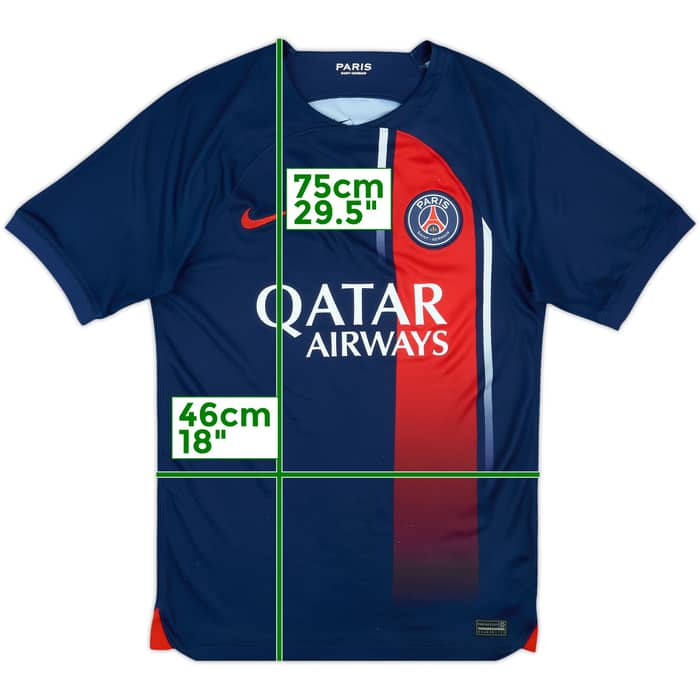 2023-24 Paris Saint-Germain Home Shirt - 9/10 - (S)