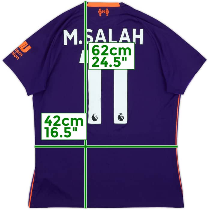 2018-19 Liverpool Away Shirt M.Salah #11 - 7/10 - (Women's M)