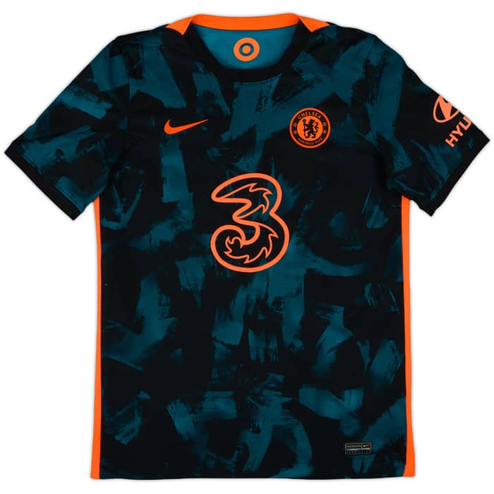 2021-22 Chelsea Third Shirt T.Silva #6 - 9/10 - (XL.Boys)