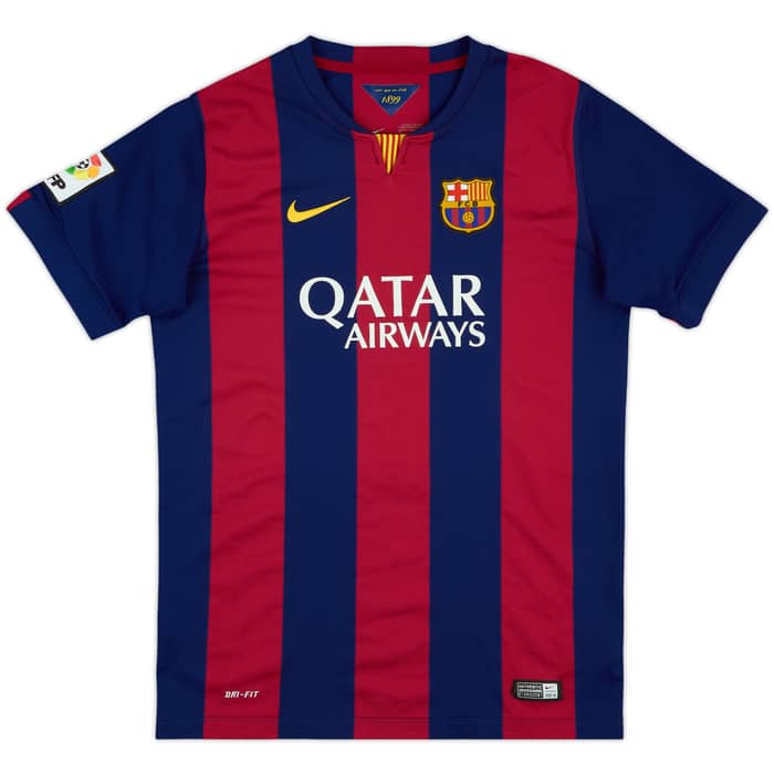 2014-15 Barcelona Home Shirt - 8/10 - (XL.Boys)