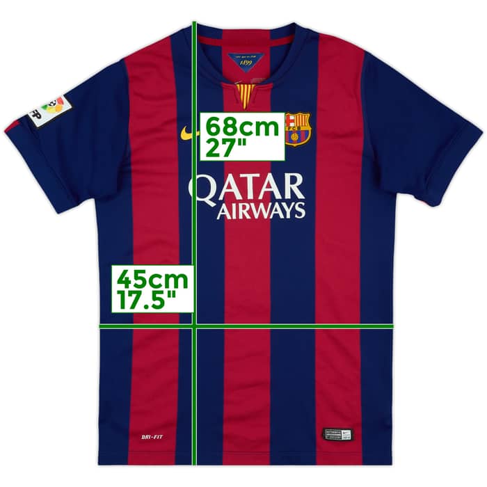 2014-15 Barcelona Home Shirt - 8/10 - (XL.Boys)