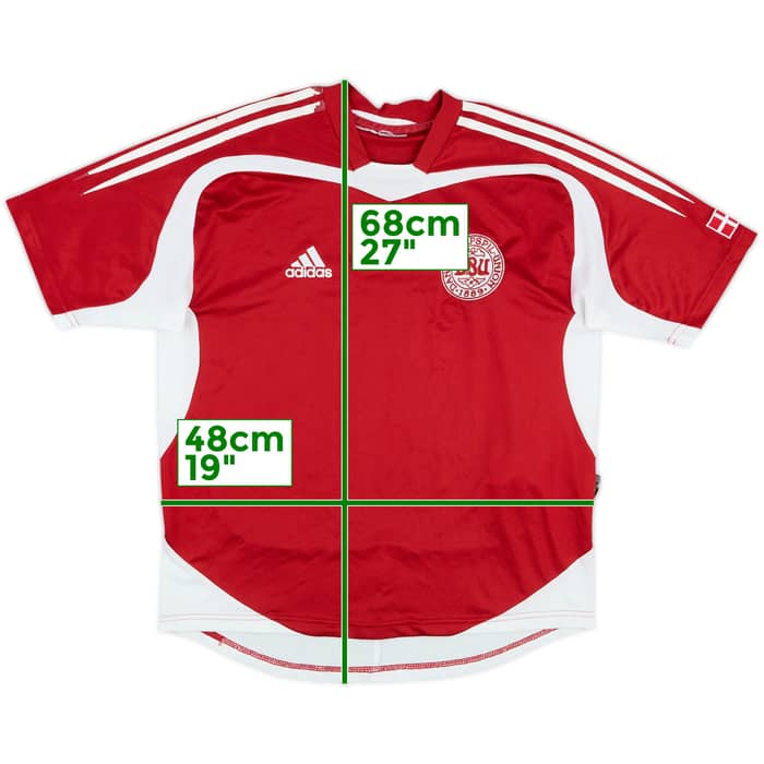 2004-05 Denmark Home Shirt - 7/10 - (XL.Boys)
