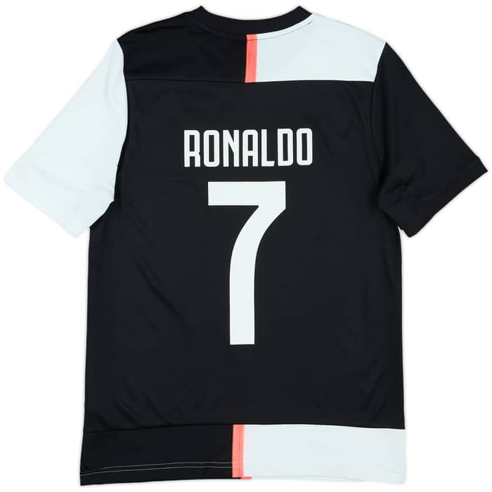 2019-20 Juventus Home Shirt Ronaldo #7 - 8/10 - (L.Boys)