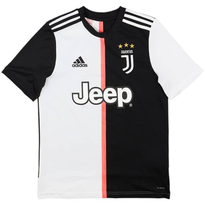 2019-20 Juventus Home Shirt Ronaldo #7 - 8/10 - (L.Boys)