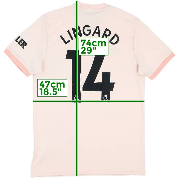 2018-19 Manchester United Away Shirt Lingard #14 - 7/10 - (M)