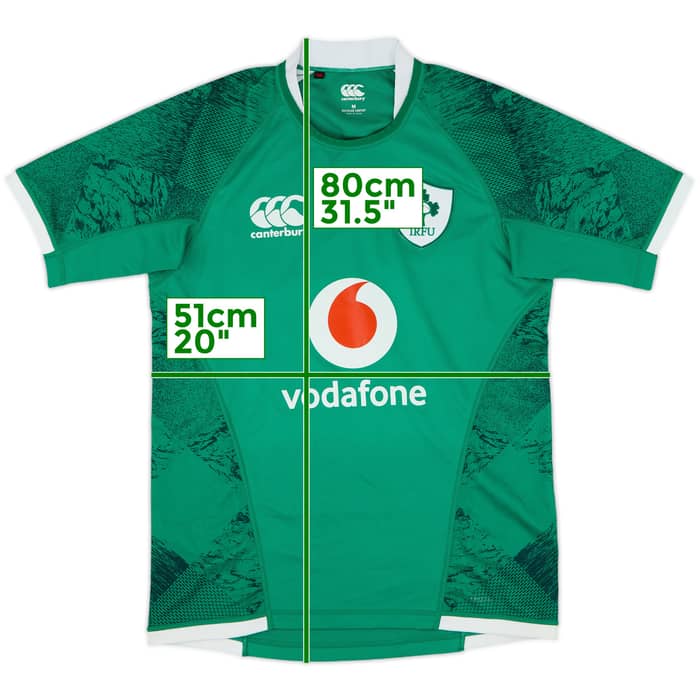 2021-22 Ireland Rugby Union Home Shirt - 9/10 - (M)