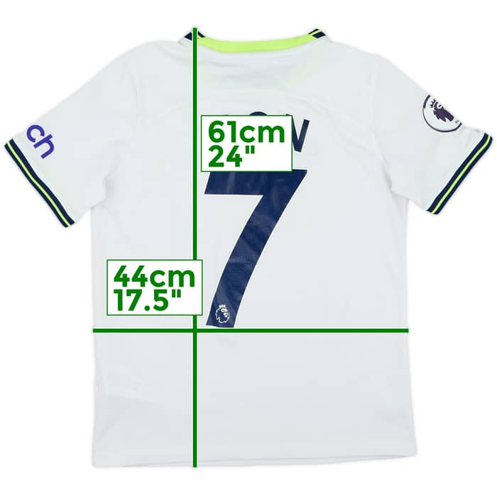 2022-23 Tottenham Home Shirt Son #7 - 5/10 - (L.Boys)