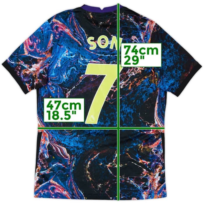2021-22 Tottenham Away Shirt Son #7 - 9/10 - (M)