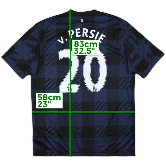 2013-14 Manchester United Away Shirt v.Persie #20 - 8/10 - (L)