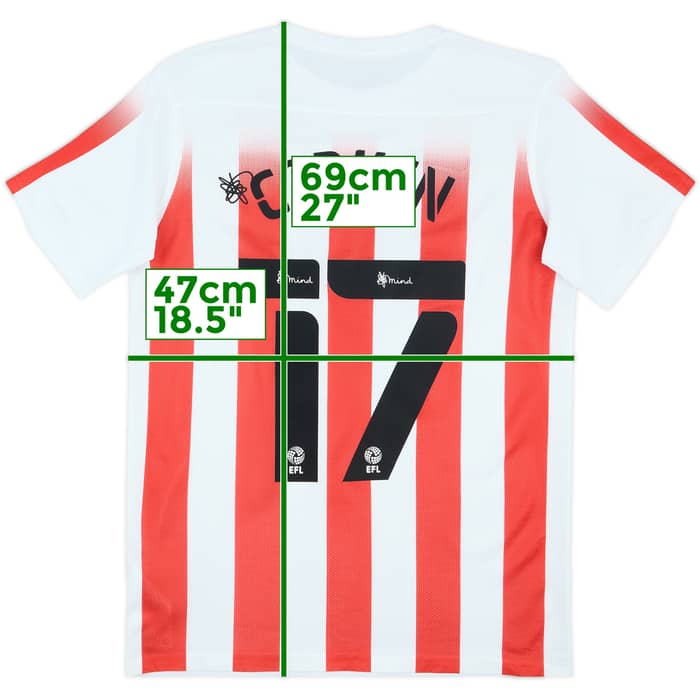 2021-22 Sunderland Home Shirt Cirkin #17 - 10/10 - (XL.Boys)