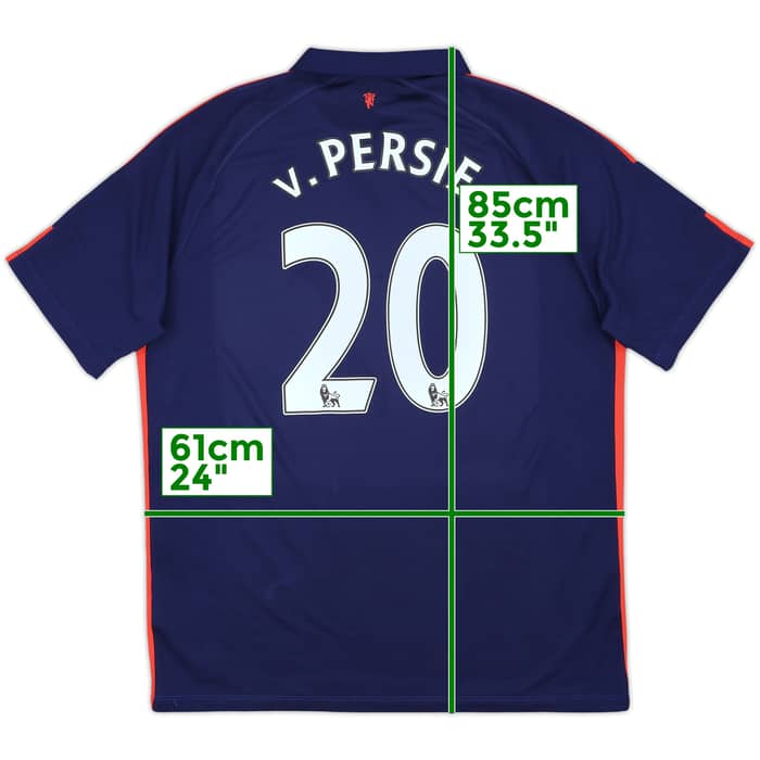 2014-15 Manchester United Third Shirt v.Persie #20 - 8/10 - (XL)
