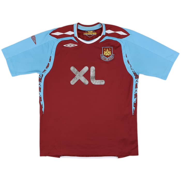 2007-08 West Ham Home Shirt - 4/10 - (L)