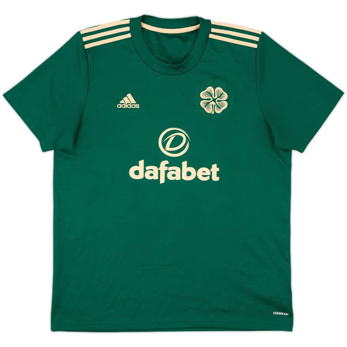 2021-22 Celtic Away Shirt - 8/10 - (XL)