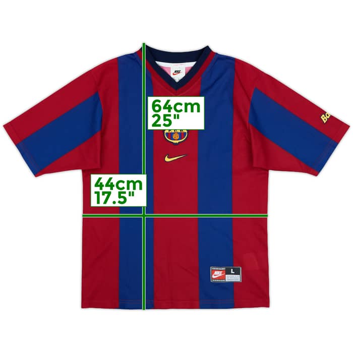1998-00 Barcelona Basic Home Shirt - 10/10 - (L.Boys)