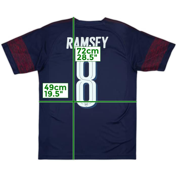 2018-19 Arsenal Away Shirt Ramsey #8 - 8/10 - (M)