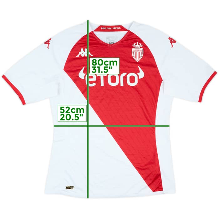 2021-22 Monaco Authentic Home Shirt - 9/10 - (3XL)