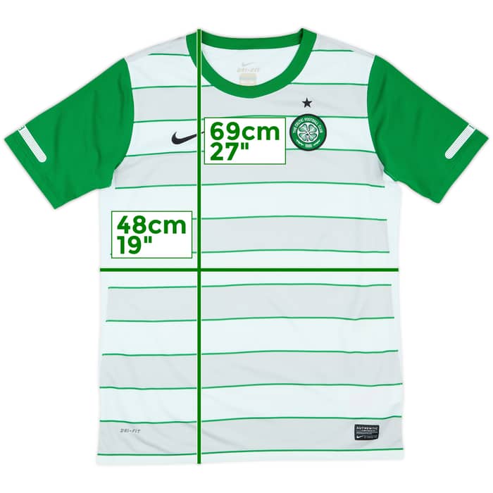 2011-12 Celtic Away Shirt - 9/10 - (XL.Boys)
