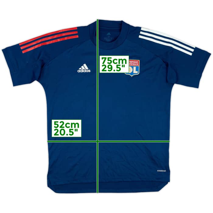 2020-21 Lyon adidas Training Shirt - 8/10 - (M)