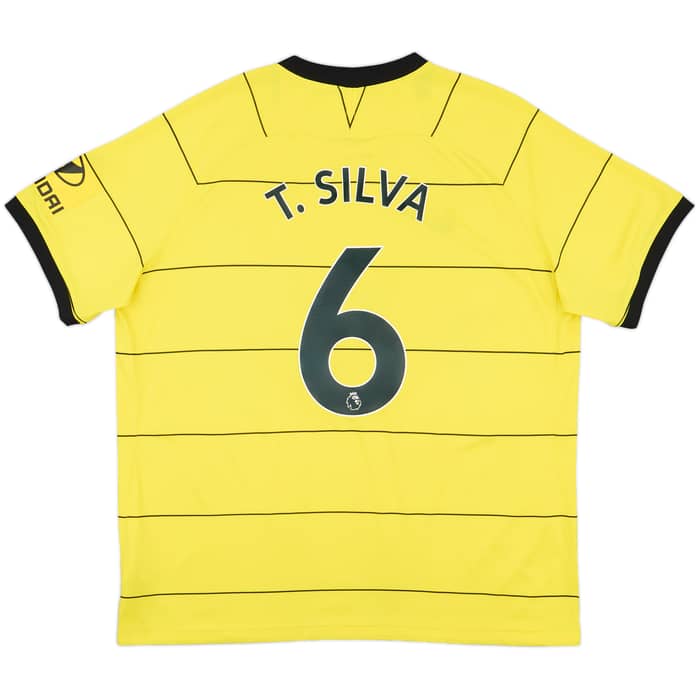 2021-22 Chelsea Away Shirt T.Silva #6 - 8/10 - (XXL)