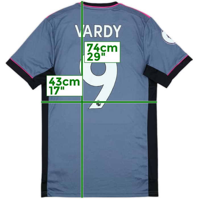 2021-22 Leicester Third Shirt Vardy #9 - 6/10 - (S)