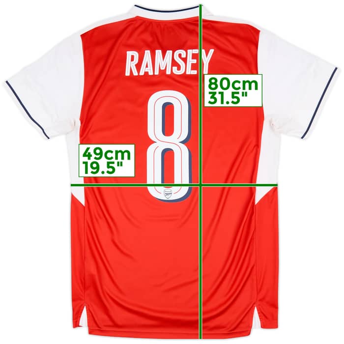 2016-17 Arsenal Home Shirt Ramsey #8 - 7/10 - (M)