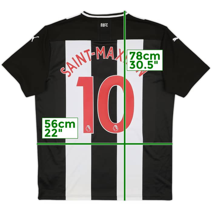 2019-20 Newcastle Home Shirt Saint-Maximin #10 - 9/10 - (L)