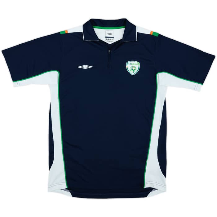 2008-09 Ireland Umbro 1/4 Zip Polo Shirt - 10/10 - (M)