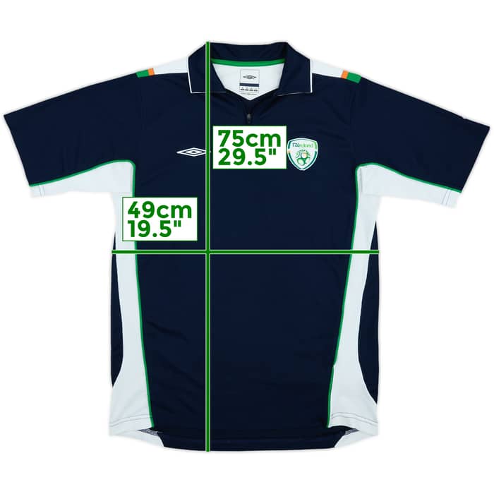 2008-09 Ireland Umbro 1/4 Zip Polo Shirt - 10/10 - (M)