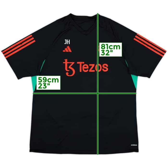 2023-24 Manchester United Staff Issue adidas Training Shirt JH - 7/10 - (XL)
