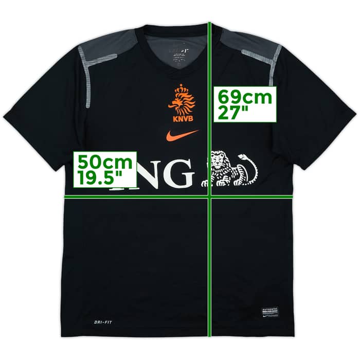 2012-13 Netherlands Nike Training Shirt - 9/10 - (M)