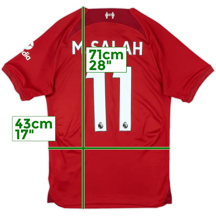 2022-23 Liverpool Home Shirt M.Salah #11 - 8/10 - (XS)
