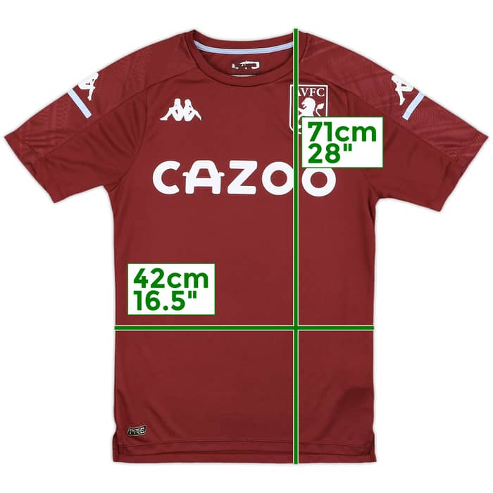 2020-21 Aston Villa Kappa Authentic Training Shirt - 6/10 - (S)