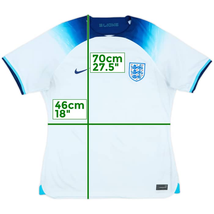 2022-23 England Home Shirt - 5/10 - (Women's L)