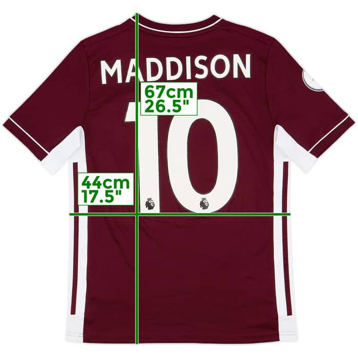2020-21 Leicester Third Shirt Maddison #10 - 8/10 - (L.Boys)