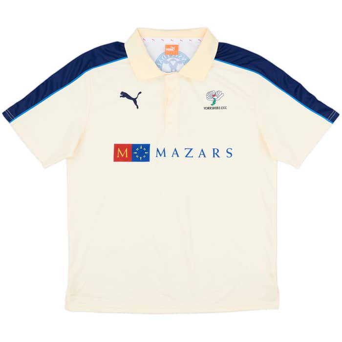 2010s Yorkshire Cricket Puma Polo Shirt - 8/10 - (XL)