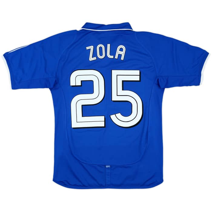 2001-03 Chelsea Home Shirt Zola #25 - 8/10 - (S)