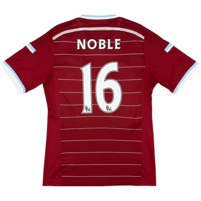 2014-15 West Ham Home Shirt Noble #16 - 8/10 - (L)