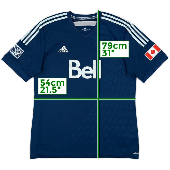 2014-15 Vancouver Whitecaps Authentic Away Shirt - 8/10 - (XXL)