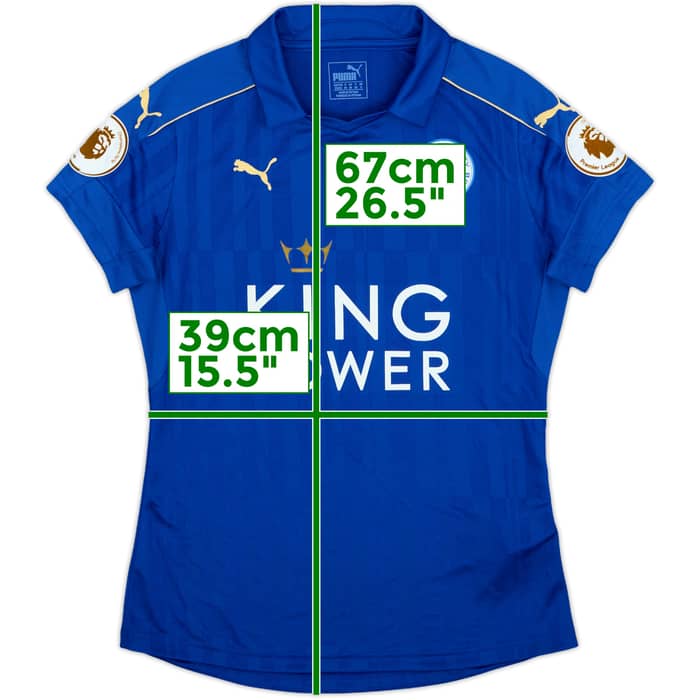 2016-17 Leicester Home Shirt - 8/10 - (Women's XS)