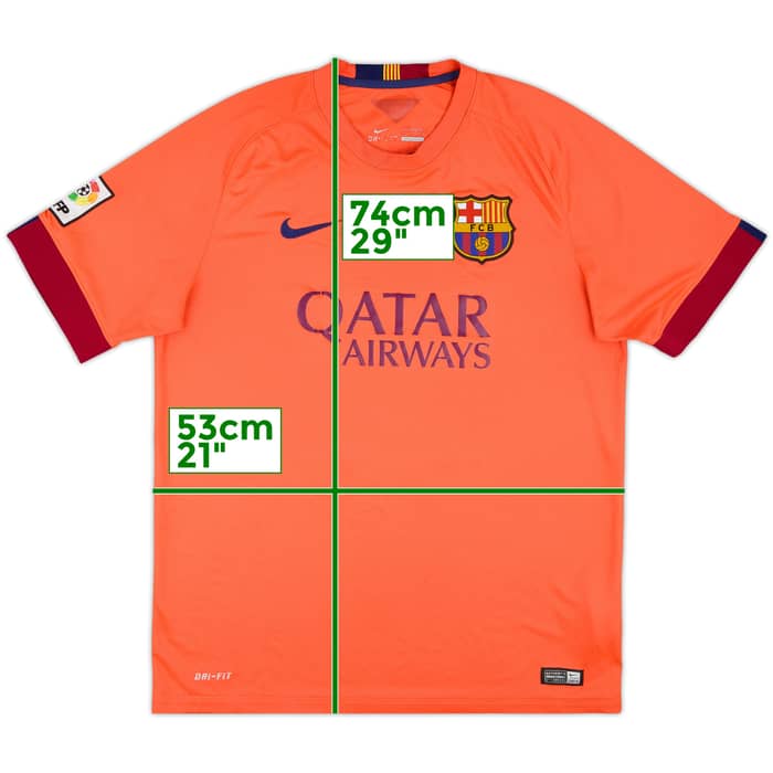 2014-15 Barcelona Away Shirt - 5/10 - (L)