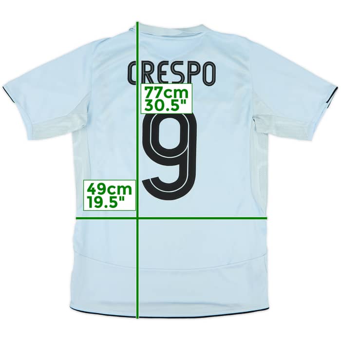 2005-06 Chelsea Away Shirt Crespo #9 - 9/10 - (M)